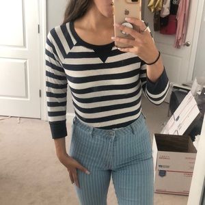 Stripped Long-sleeve Shirt